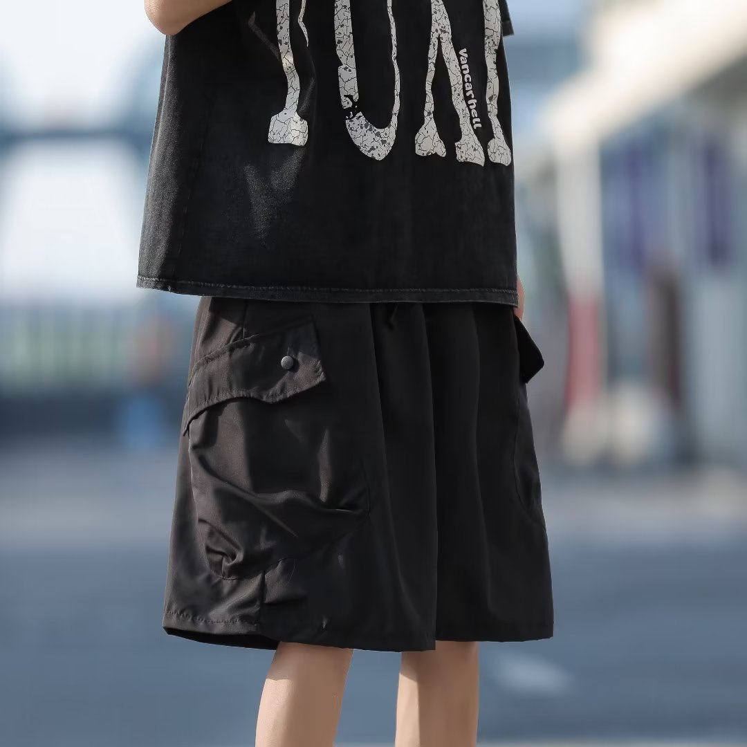 2025夏季新款男士宽松休闲短裤DK9022P35,男装牛仔裤,星座1108-1
