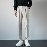 2025新款男士商务休闲裤XK502P42，男装休闲裤，星座1108-1