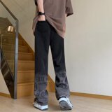 2025新款男士牛仔裤直筒牛仔长裤K1319P50，男装牛仔裤，星座1108-1