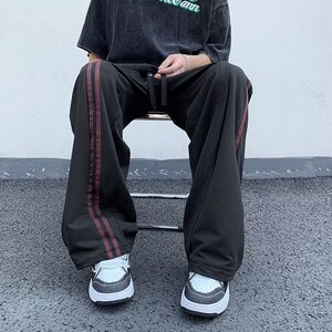 2025新款男士休闲裤直筒长裤宽松阔腿拉杆裤 K271 P38图片