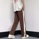 2025新款拉链开叉休闲男士运动裤直筒长裤K1038P38，女装休闲裤，星座1108-1