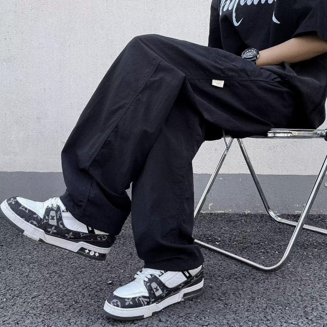 2025夏季新款男士休闲裤工装裤宽松长裤运动裤K1168P35,男装工装外套,星座1108-1