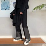 2025新款高腰显瘦休闲宽松直筒垂坠感西装裤九分裤K09P35，男装西服套装，星座1108-1