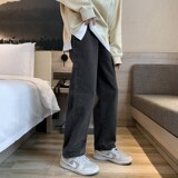 港风2025新款经典牛仔裤男宽松直筒牛仔长裤K360P40，男装牛仔裤，星座1108-1