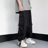 2025夏季新款薄款男士休闲裤工装裤宽松束脚裤K41P40，男装工装外套，星座1108-1