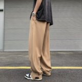 2025新款免烫垂感冰丝休闲长裤送腰带K2923P45，男装休闲裤，星座1108-1