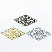 娃衣配件 DIY饰品配件0饰品材料25 45mm菱形大花片 新娘头饰配件