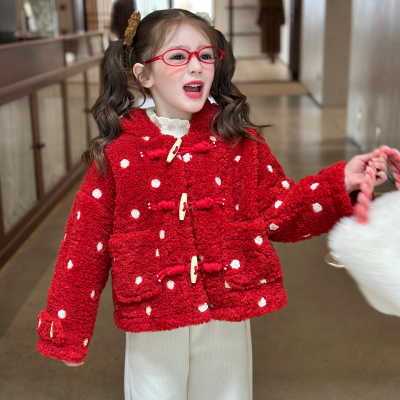 栀了成长记女童冬季加厚保暖外套