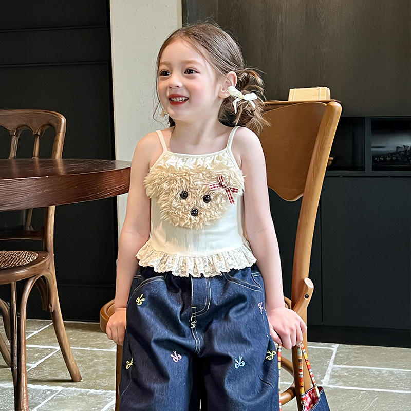 栀了成长记女童百搭小吊带