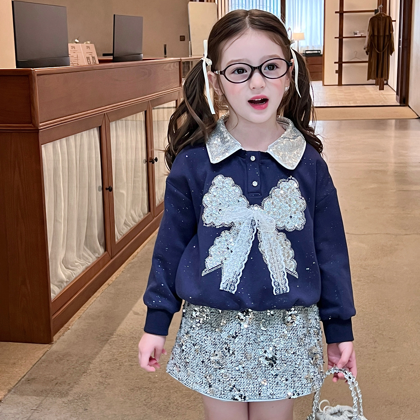 栀了成长记女童韩版卫衣