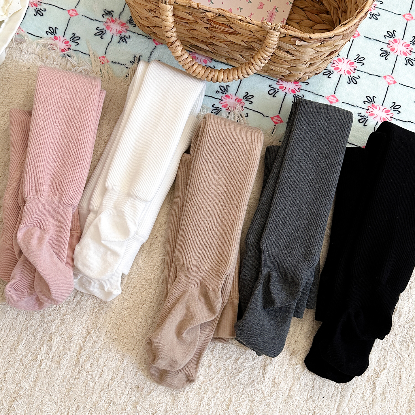 栀了成长记女童秋季百搭连裤袜