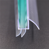 塑料挡水条 淋浴房玻璃门底部挡水条 卡槽式 密封条 pvc 防水条