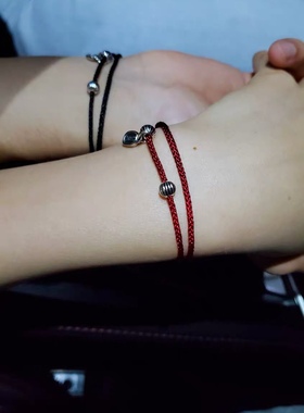 平安喜樂~复古纯银手链新