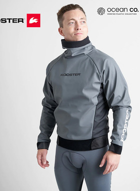 Rooster儿童成人帆船帆板套头防风衣防水保暖冲锋衣高领防风衣