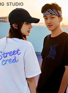 RBGSTUDIO2025新款潮流街舞“street cred”短袖T恤Breaking男女