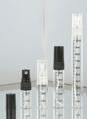 1ml2ml3ml5ml10ml香水分装瓶便携刻度瓶小样神器喷雾瓶玻璃空瓶子