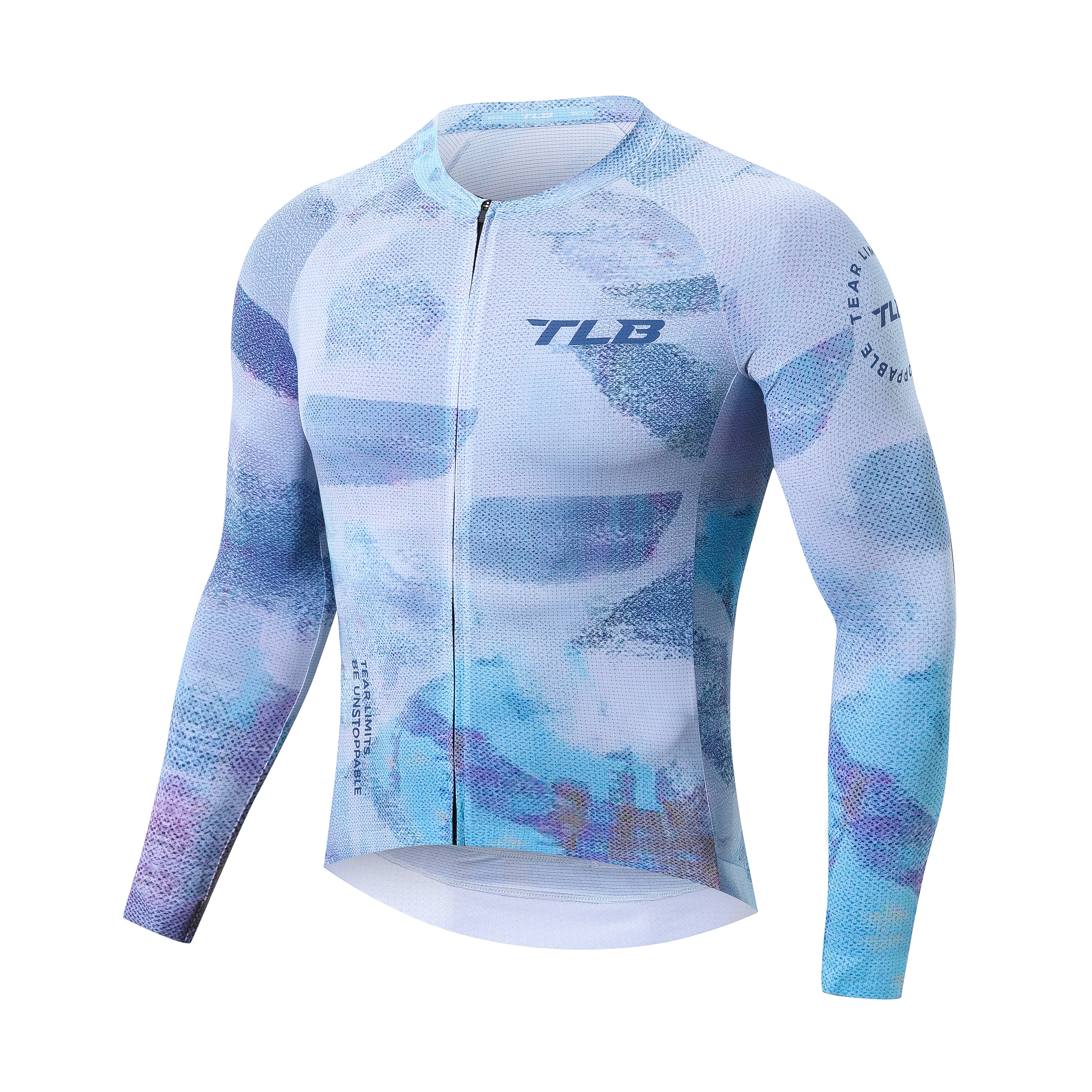 TLB公路车自行车骑行服男女同款蓝色春夏系列舒适透气