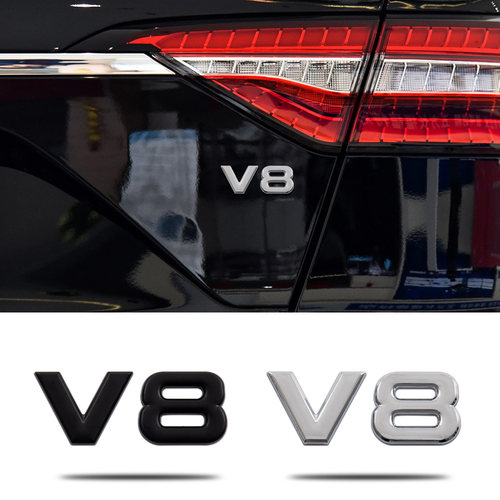 汽车V6侧标V8改装4WD车贴