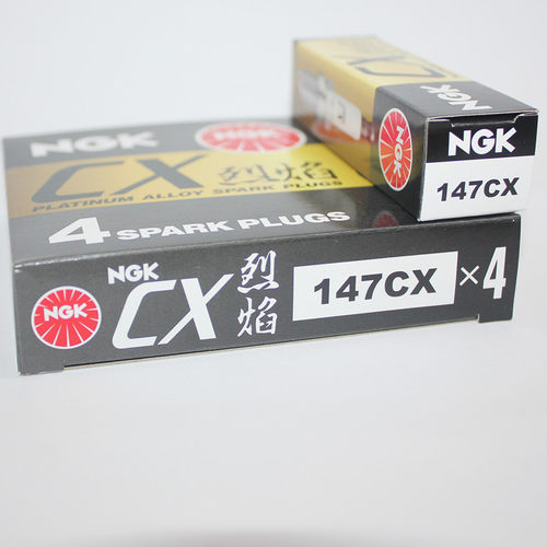 NGK铂金火花塞147CX适用爱唯欧赛欧宏光北斗星1.4乐驰荣光乐风1.2