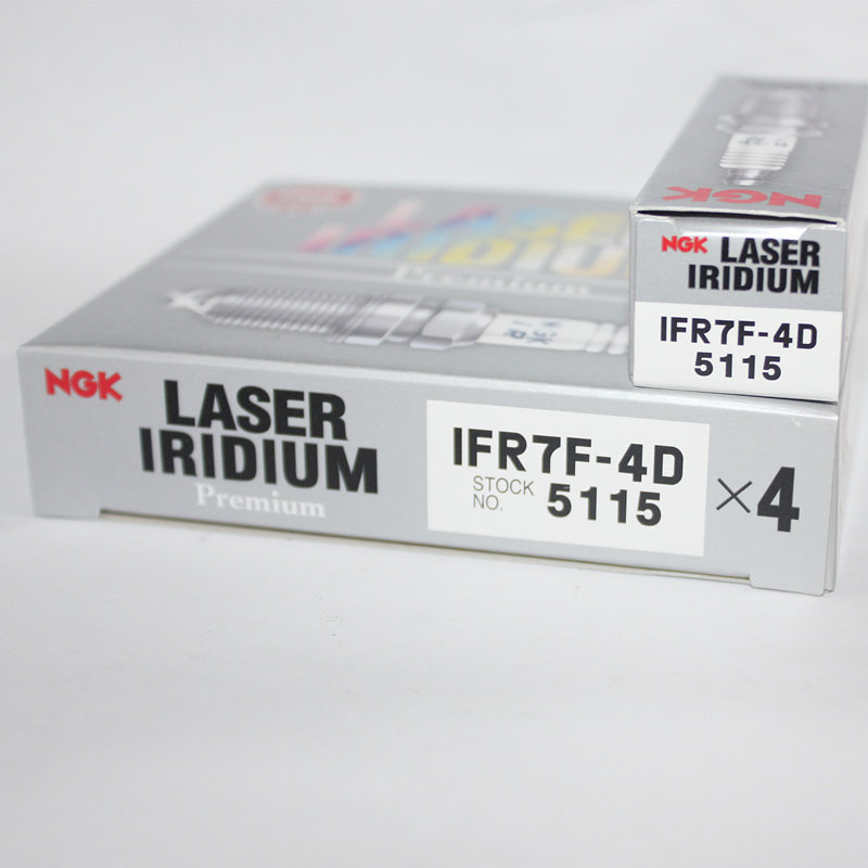 NGK铱铂金火花塞IFR7F-4D 5115适用于天燃气大巴重汽卡车LPG CNG