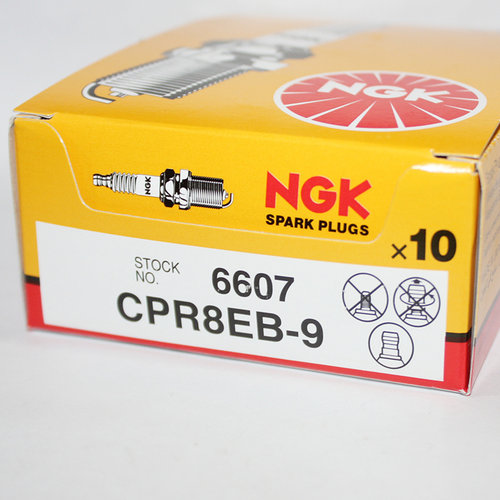 NGK火花塞CPR8EB-9 6607适用雅马哈XT1200Z摩托车ATV川崎KFX450