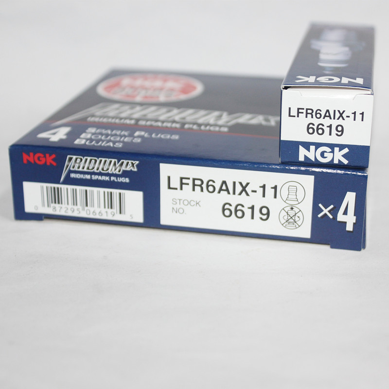 NGK铱金火花塞LFR6AIX-11  6619适用于汉兰达普拉多标志307森林人