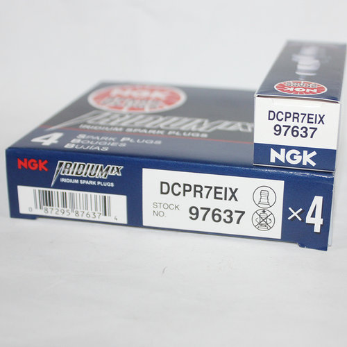 NGK铱金火花塞DCPR7EIX适用水星20-60匹9.9匹雅马哈6匹DR7EB四冲