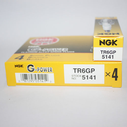 NGK铂金火花塞TR6GP适用于马自达6 GL8福克斯1.8老款蒙迪欧2.0