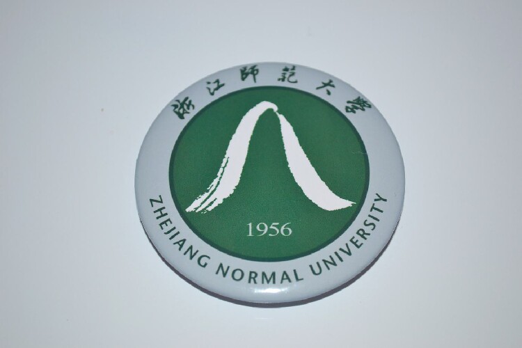 文化周边 浙江师范大学 校徽徽章胸章胸针冰箱贴贴纸 可定制