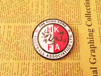 精品香港足球队队徽周边