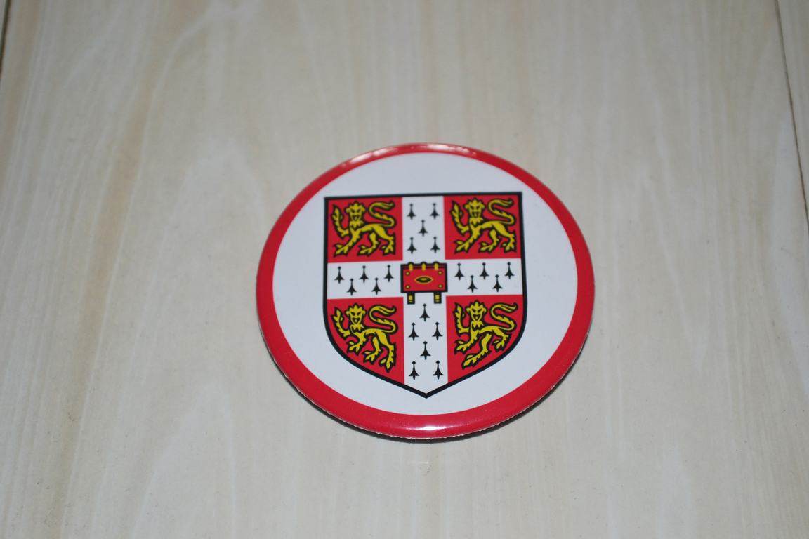 文化周边 世界名校校徽 剑桥大学 胸针胸章徽章冰箱贴 可定制