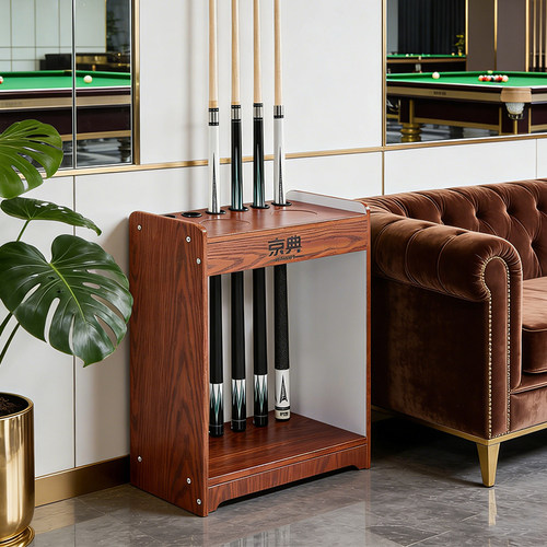 柜式6孔落地台球杆架球房放杆器