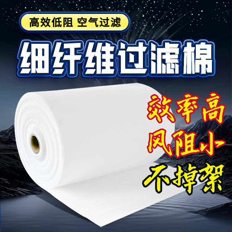 超细空气过滤棉空调风机新风系统换气进出风口防尘灰初效滤网薄款