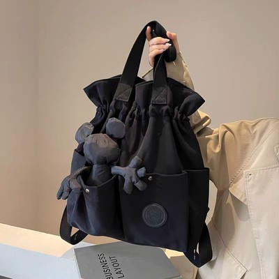 日本进口双肩包女大容量短途手提