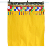 窗帘帷幔i. 风格 佛龛挡佛帘藏族室内装 饰佛台佛像背景佛桌布围藏式