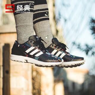 【断码清仓】Adidas三叶草ZX FLUX男女 运动 跑步鞋B34502/B25834