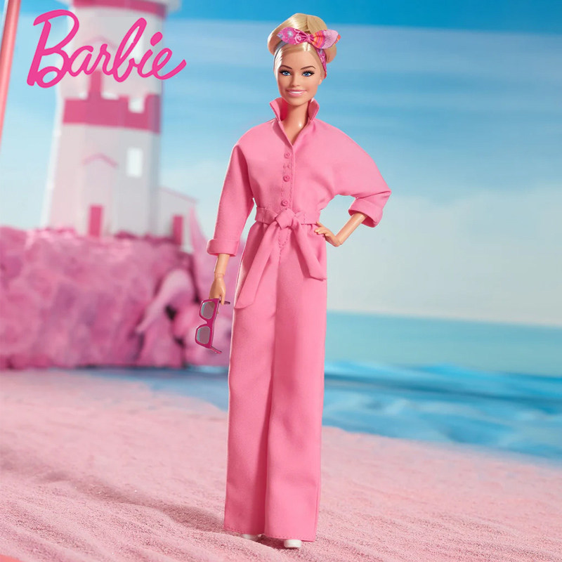 芭比Barbie珍藏限量款多关节可动换装娃女孩礼物玩具真人电影同款