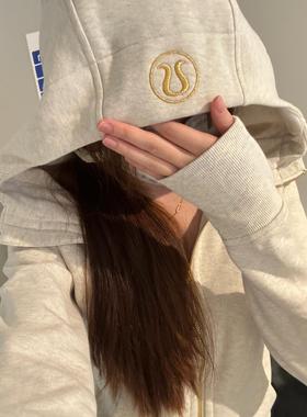 加拿大代购lulu Scuba Full-Zip Hoodie女士连帽修身运动卫衣外套