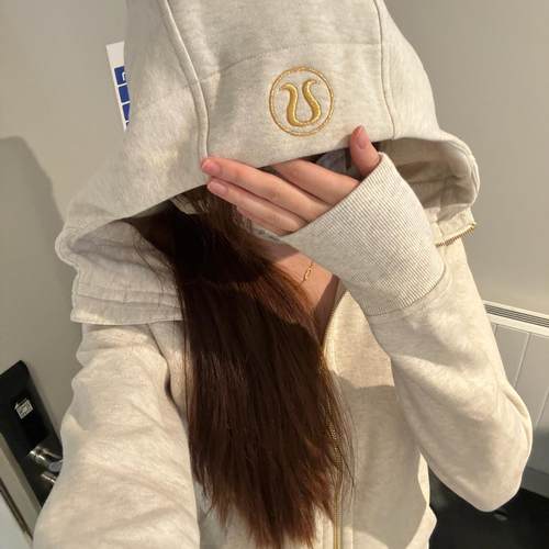 加拿大代购lulu女士连帽修身卫衣