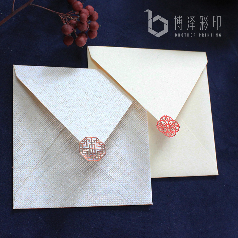 现货中式国风吉祥纹样图案金属封口贴标签装饰diy贴纸可定制