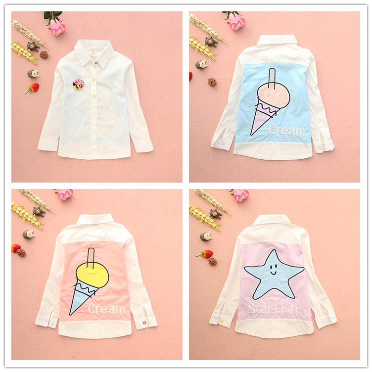 Chemise fille à manche longue - Ref 2086524 Image 1