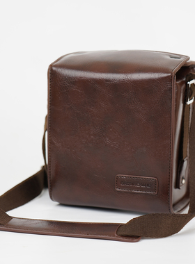 适用佳能微单复古皮革防水相机包R50V R100 R8 R7 R10 200DR5 R50