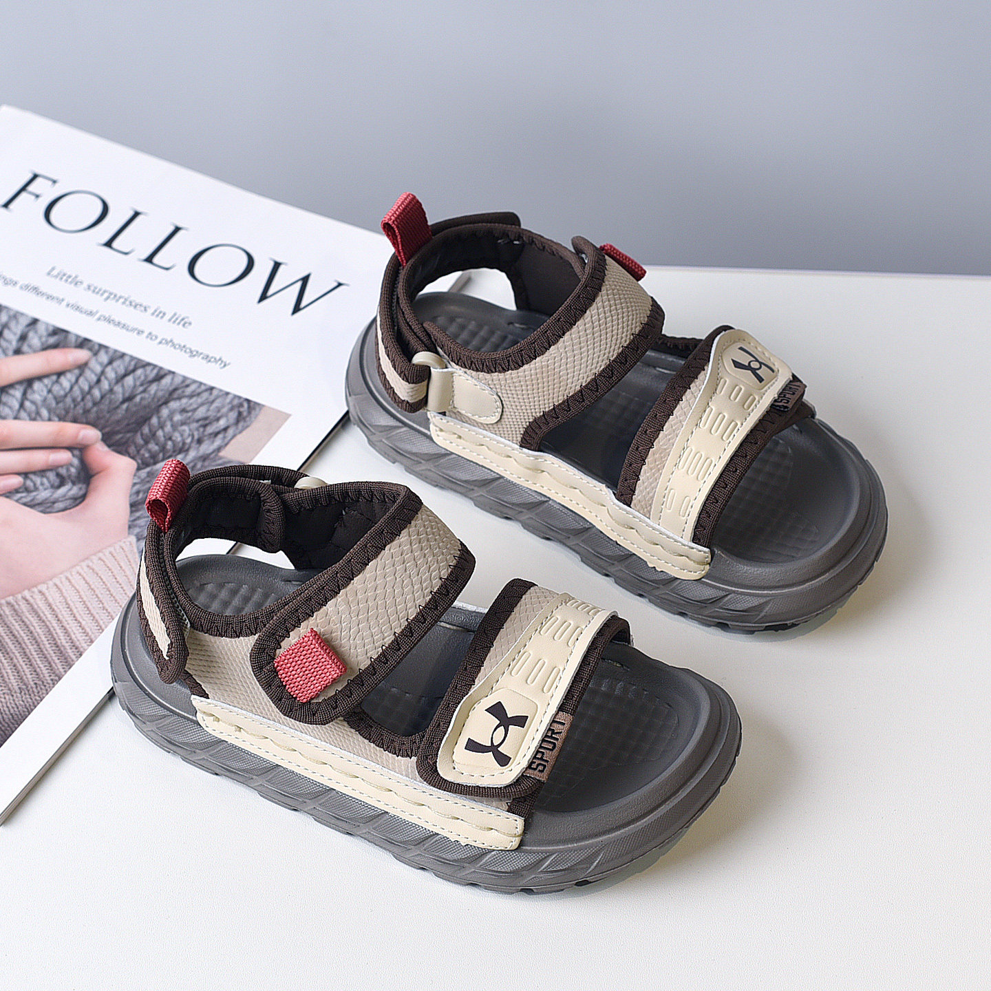 软底防滑男童凉鞋2026夏季新款轻便儿童宝宝沙滩鞋子小男孩夏天鞋