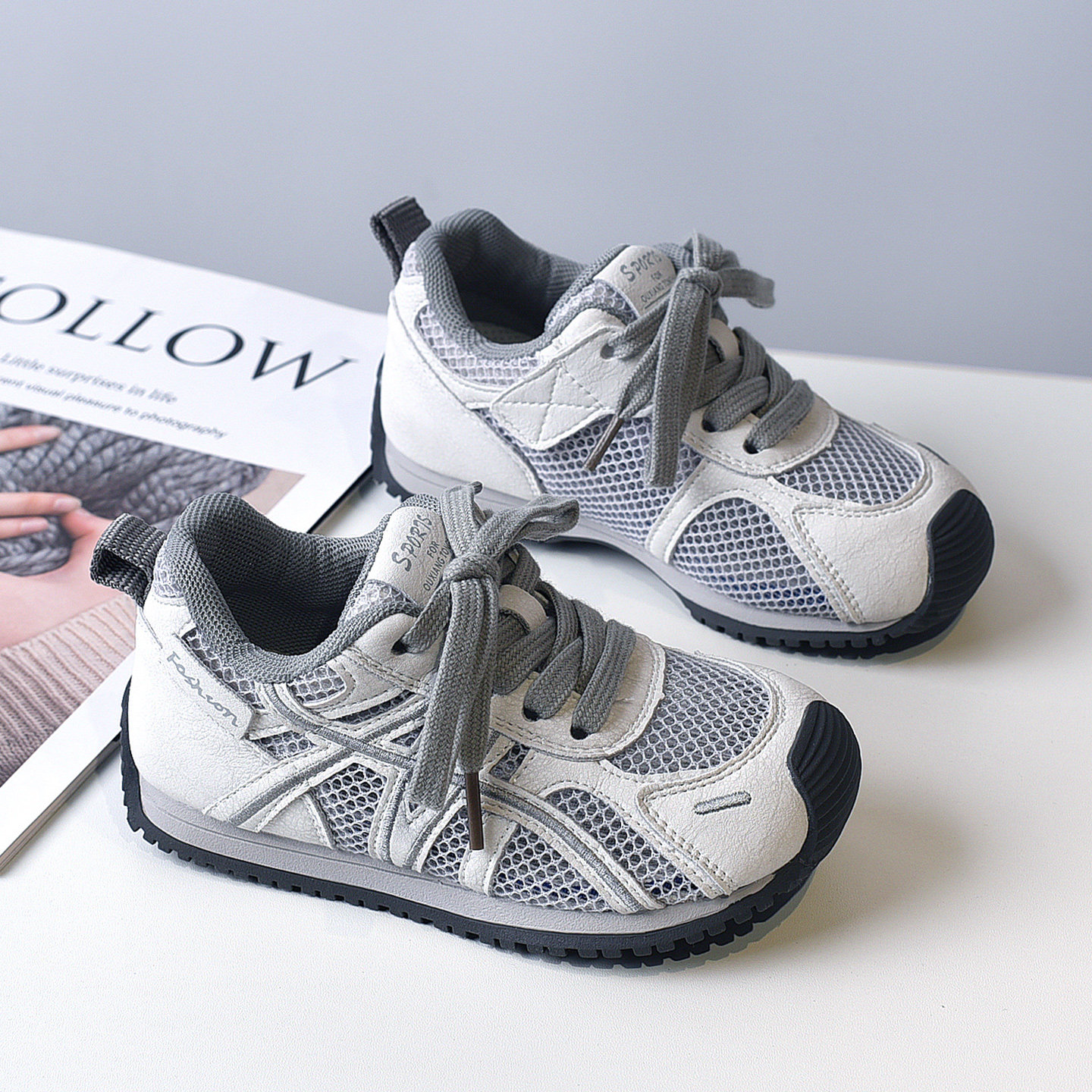 儿童透气网眼运动鞋子男童单网鞋2026春夏季新款女童宝宝网面跑鞋