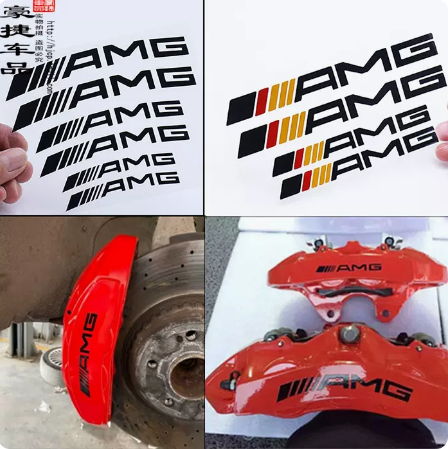 amg卡钳贴 适用奔驰amg卡钳贴纸amg卡钳车窗贴刹车钳拉花贴纸车贴