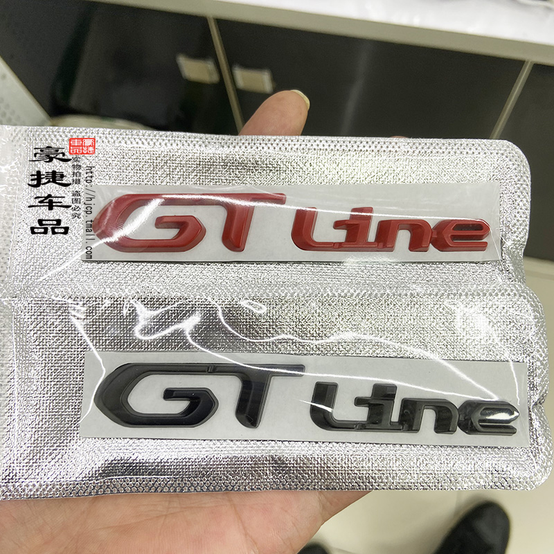 起亚GTLine贴标尾标车贴