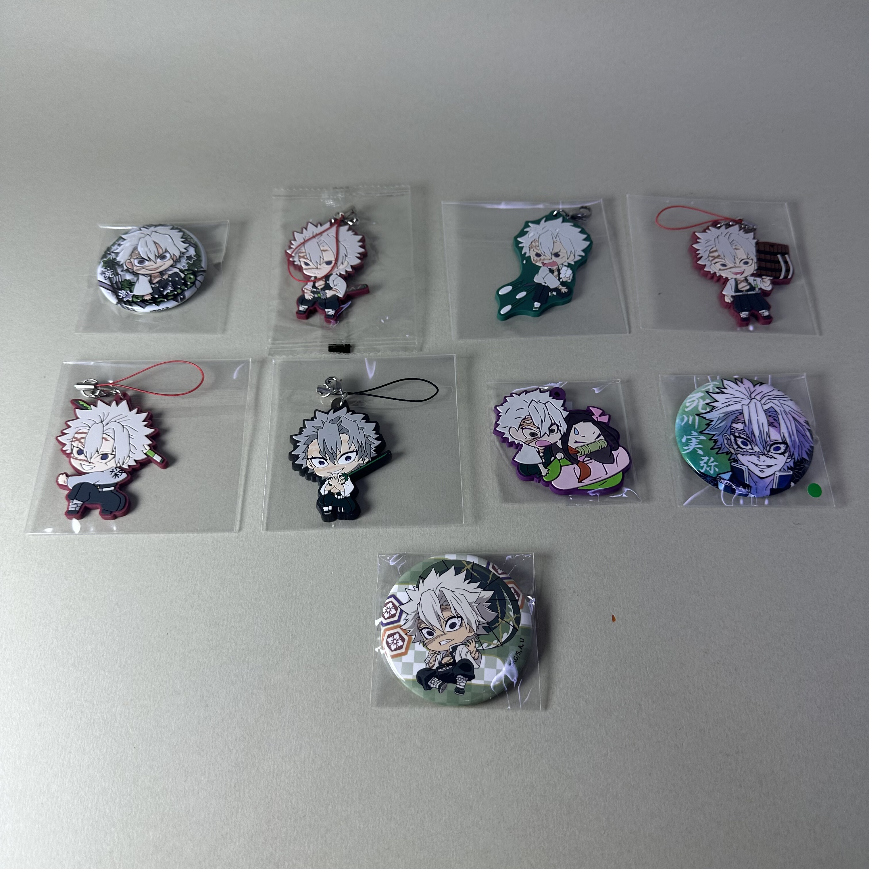 【鬼灭之刃】正版日谷动漫周边中古吧唧不死川实弥个人池新2