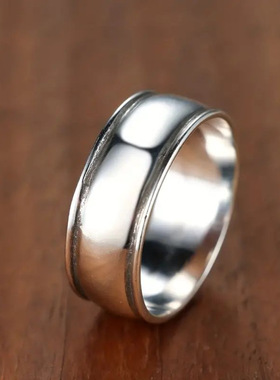 健杰时尚宽带戒指-抛光表面,轮盘男女款爆款