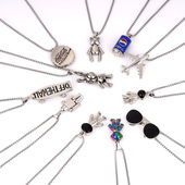 韩版 小礼品 项饰男女百搭毛衣链童装 钛钢嘻哈项链儿童时尚 街舞个性