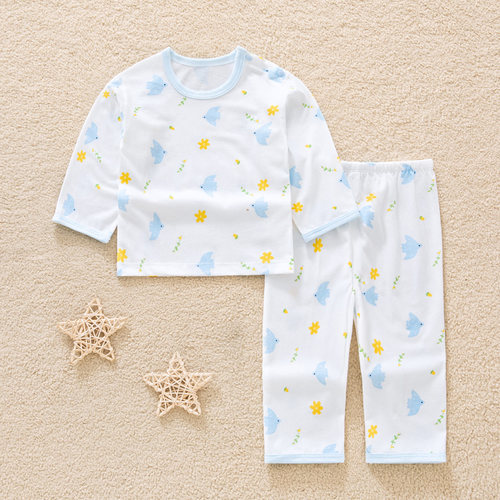 空调服纯棉内衣套装哈咪奇
